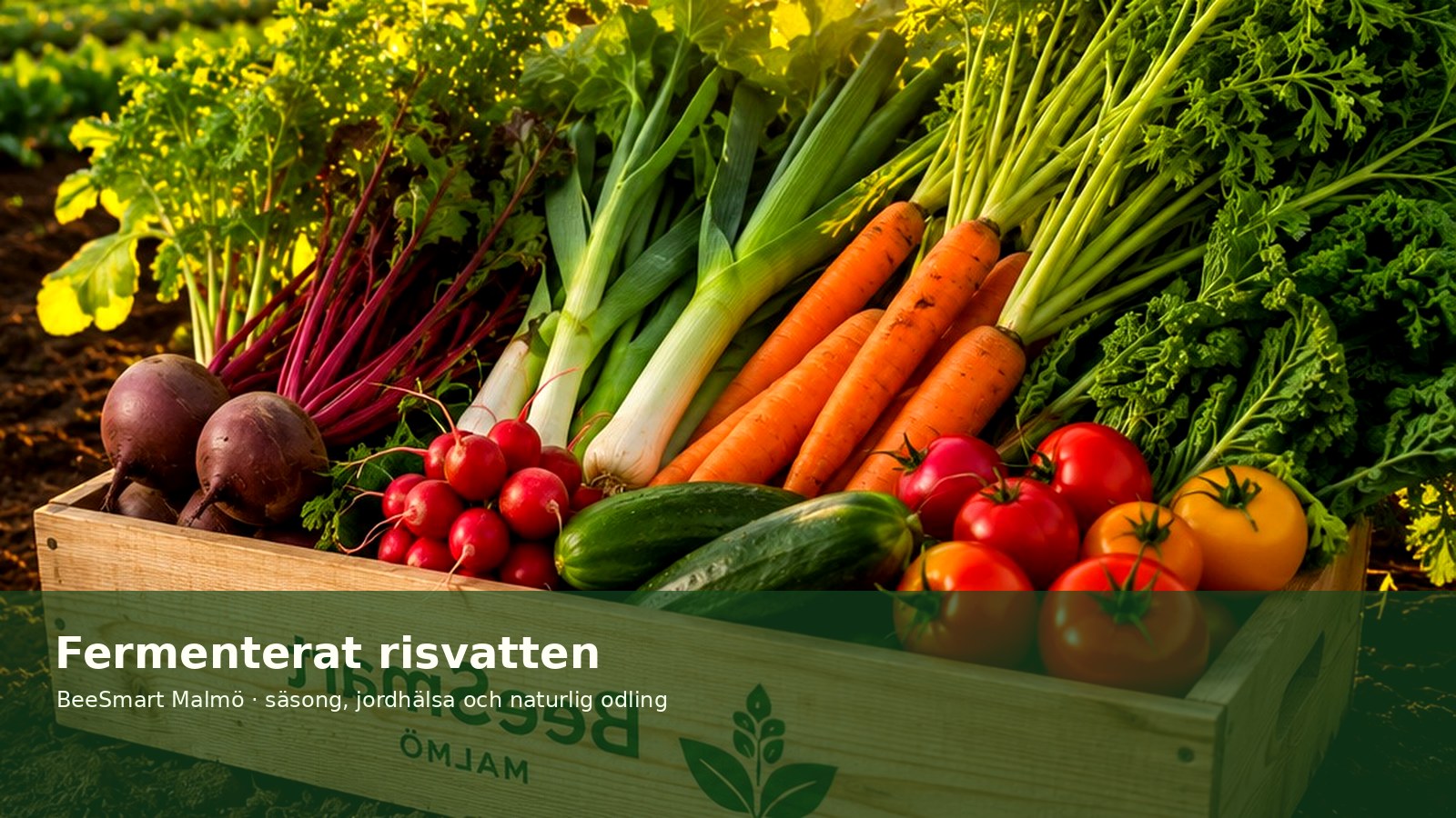 Fermenterat risvatten som växtnäring – traditionell metod för odling